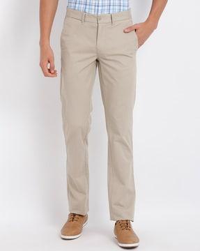 flat-front relaxed fit chinos