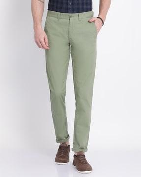 flat-front relaxed fit chinos