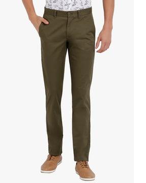 flat-front relaxed fit chinos