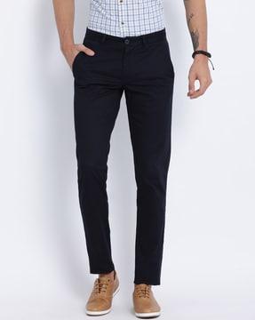 flat-front relaxed fit chinos