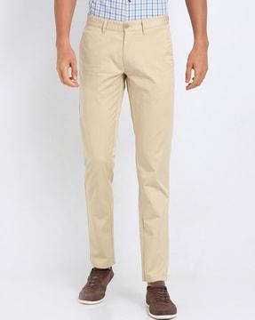 flat-front relaxed fit chinos