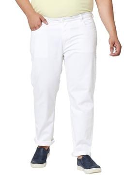 flat-front relaxed fit chinos