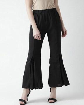 flat front relaxed fit trousers