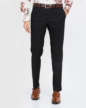 flat front skinny fit pants