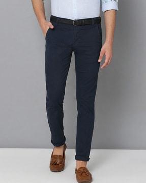 flat-front slim fit chinos