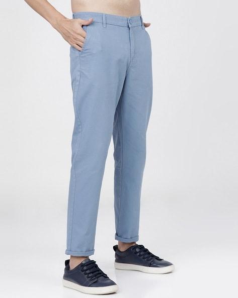 flat-front slim fit chinos