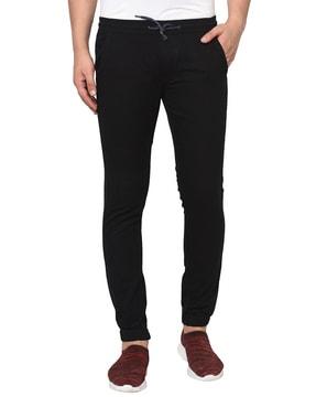 flat front slim fit jogger pants