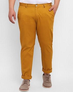 flat-front straight fit chinos