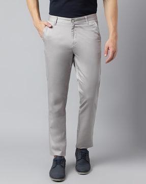 flat front straight-fit chinos
