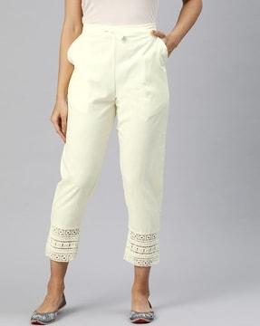 flat front straight fit pants