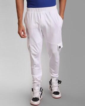 flat-front straight joggers