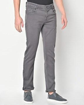 flat-front super slim fit chinos