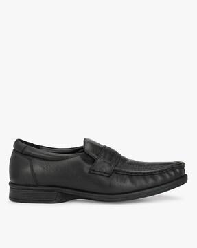 flat heel slip-on mocassins