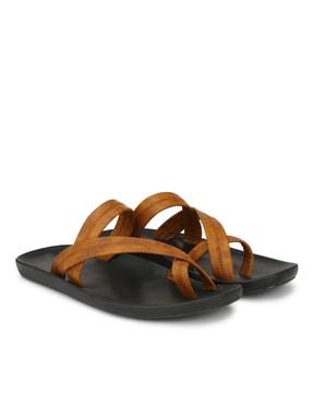 flat multi strap flip flops