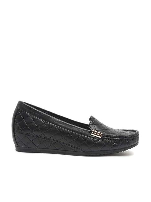 flat n heels women's black wedges