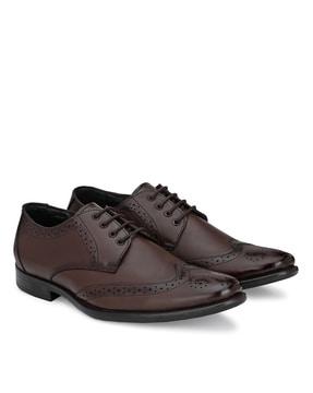 flat oxfords with lace fastening detail