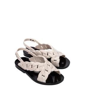 flat sandals with sling strap