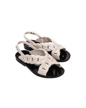 flat sandals with sling strap