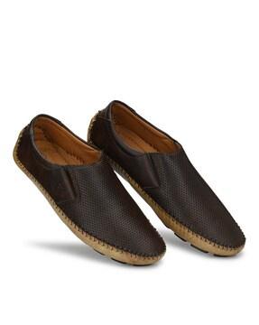 flat slip-on driver shoes