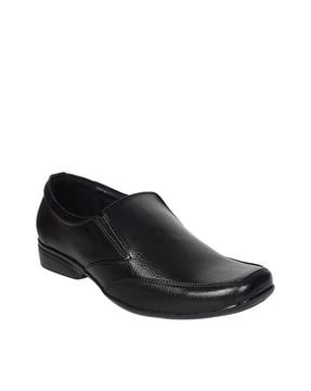 flat slip-on formal shoes