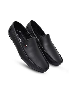 flat slip-on moccasins