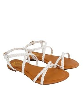 flat slip-on sandals