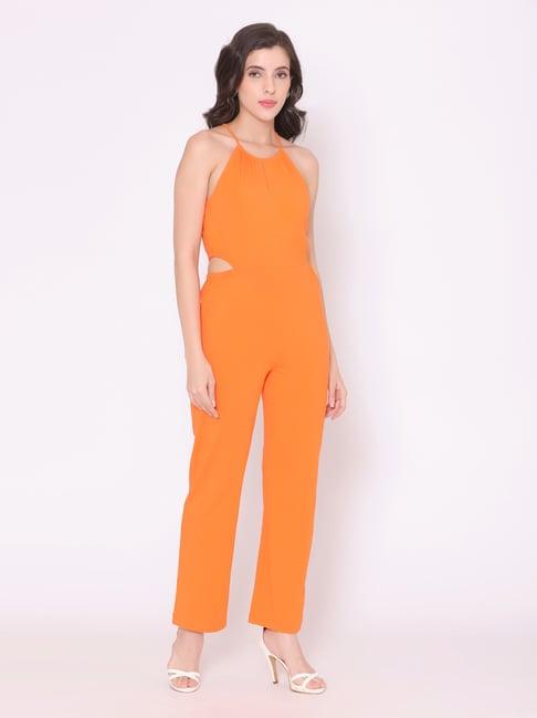 flawless orange jumpsuit