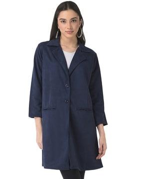 fleece coat with slip pockets