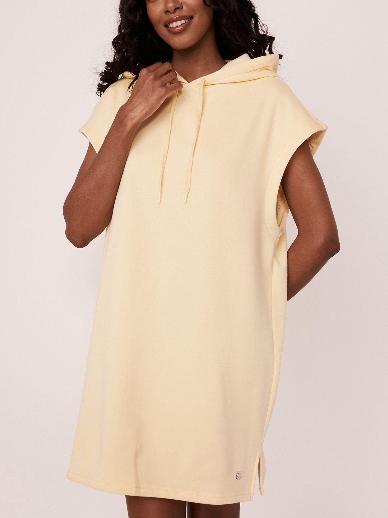 fleece hooded dress