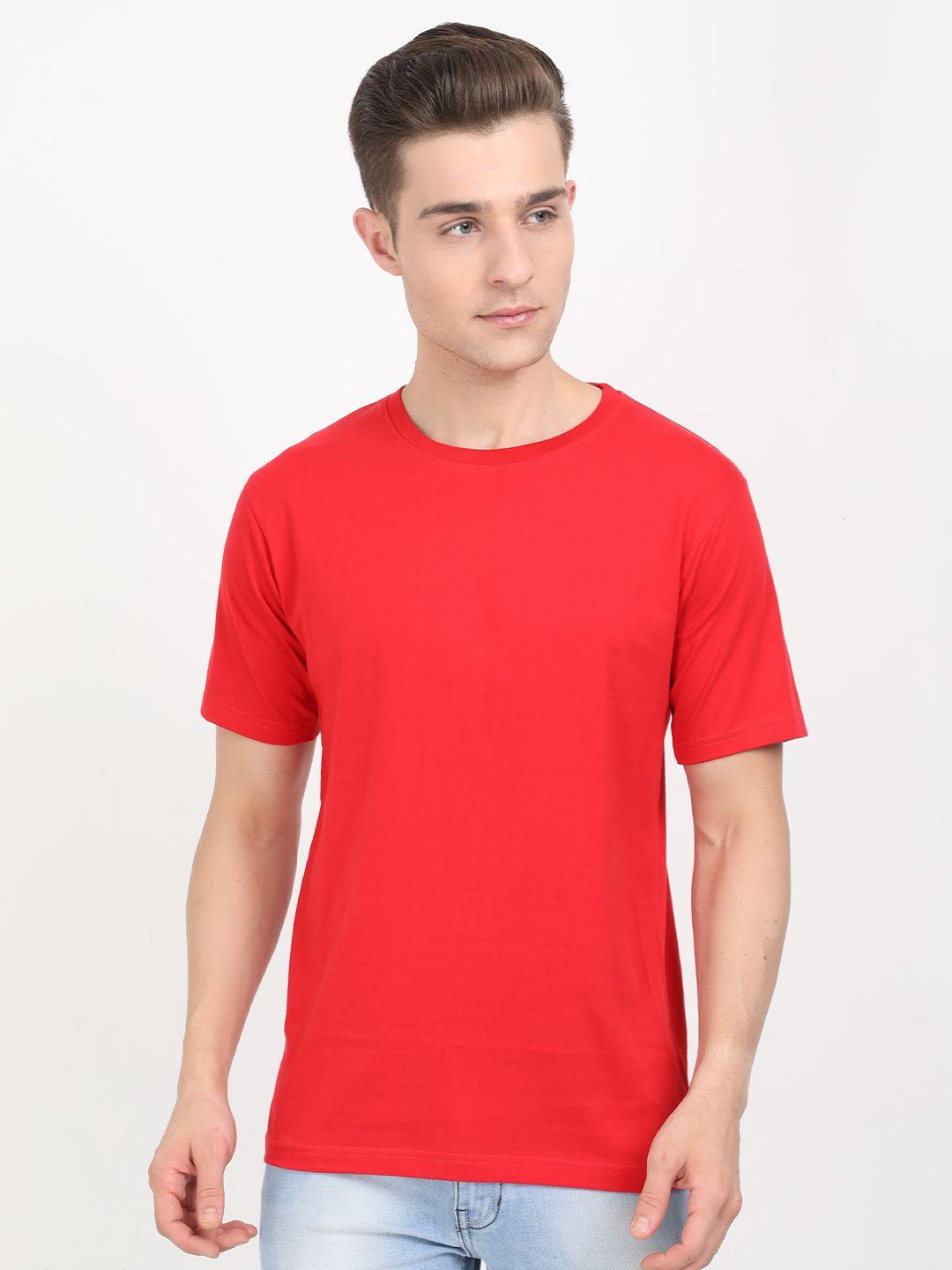 fleximaa men red t-shirt