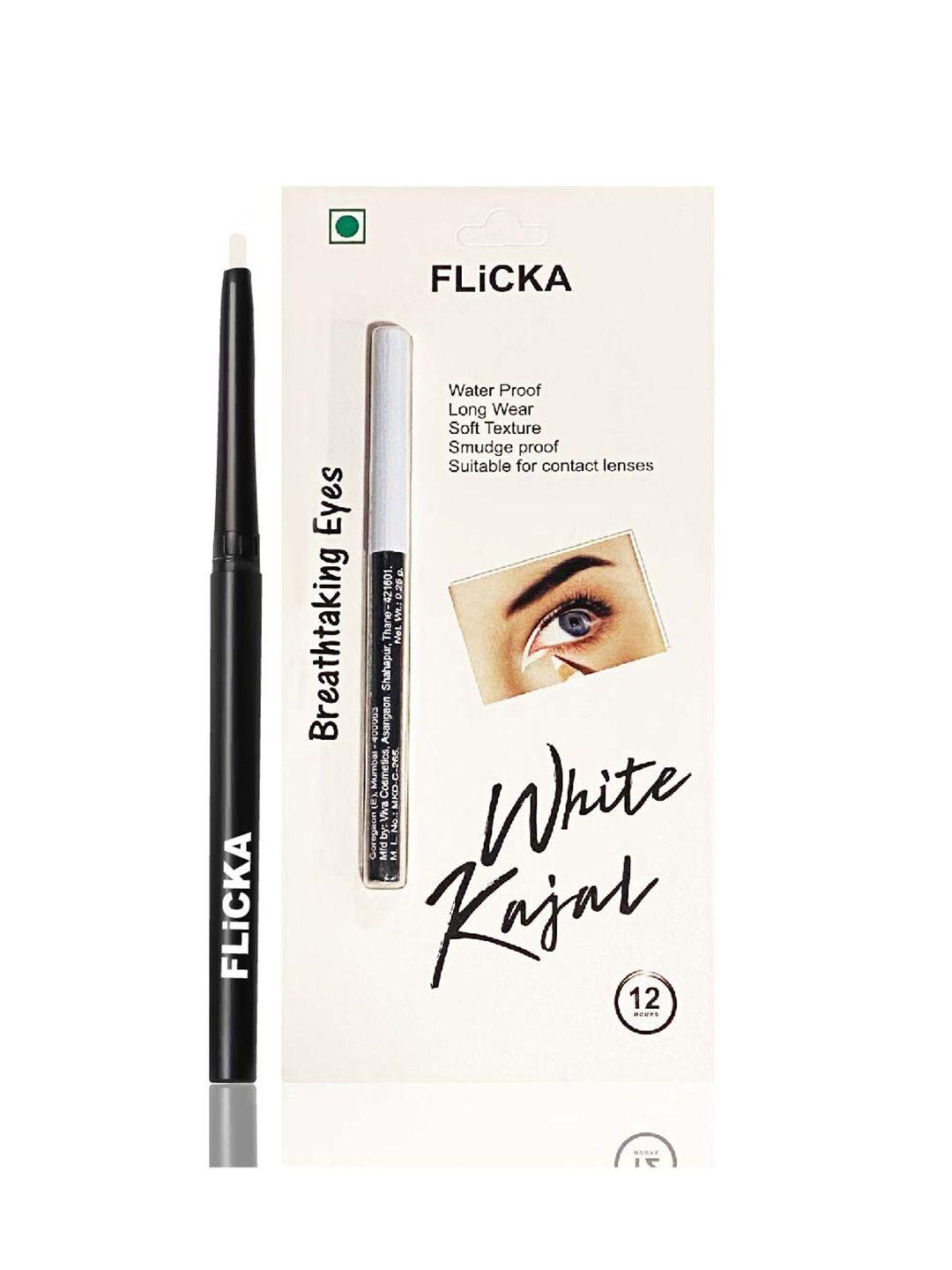 flicka women white twist up kajal pencil