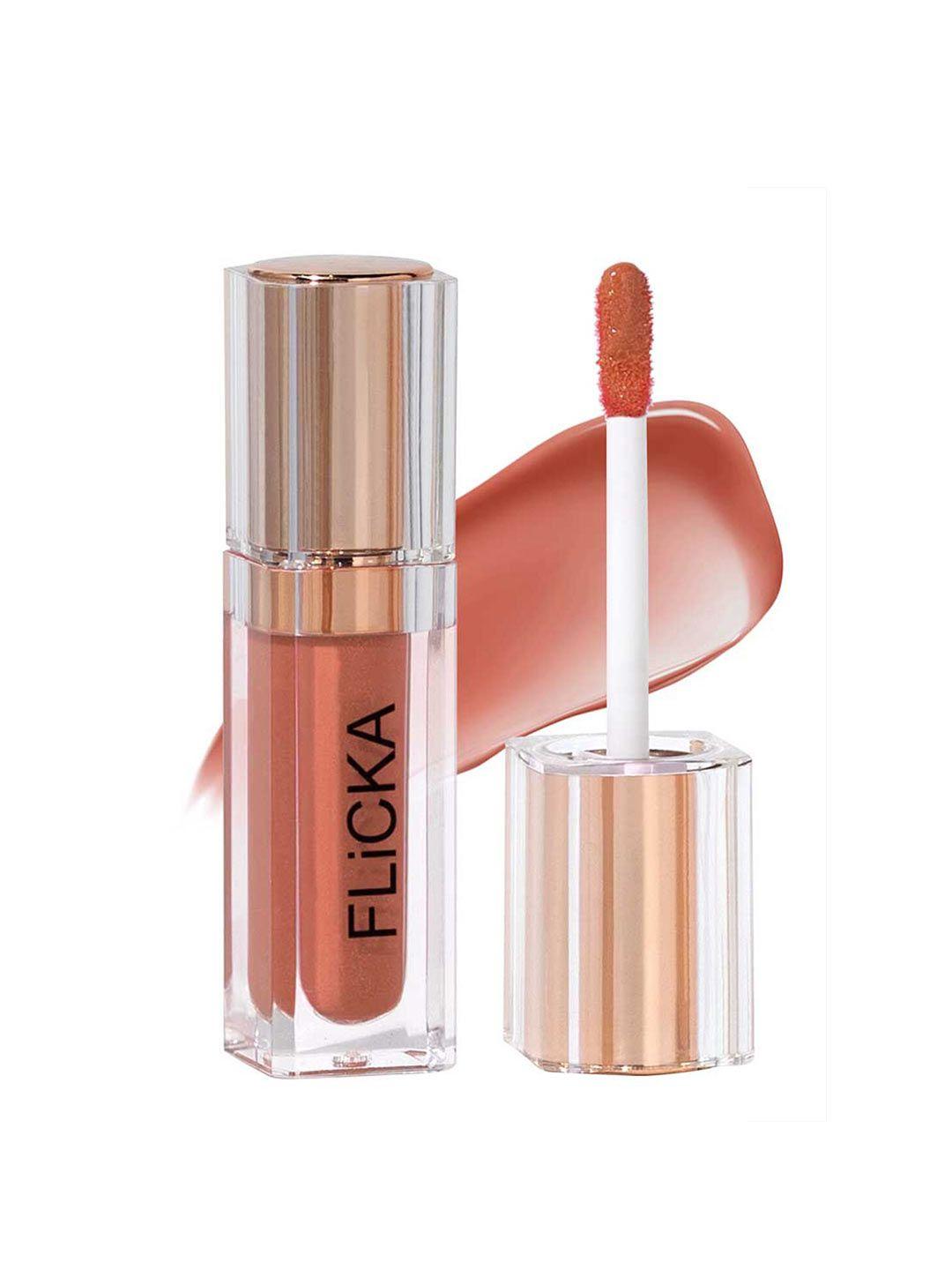 flicka shimmery affair lightweight non-sticky long-lasting lip gloss 5ml - vodka 03