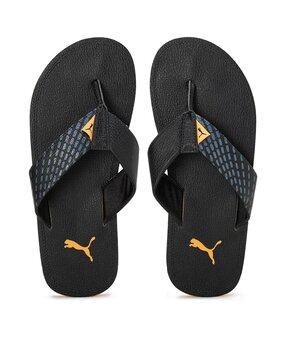 flip flops with synthetic upper