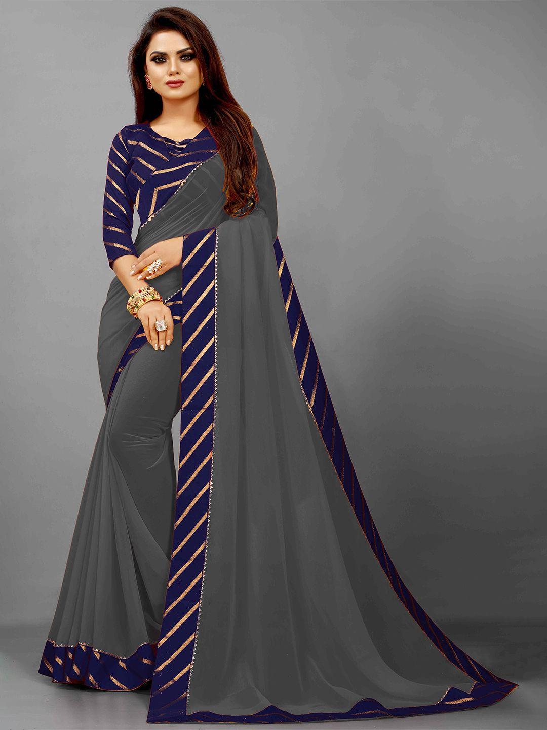 flip the style pure georgette bhagalpuri saree