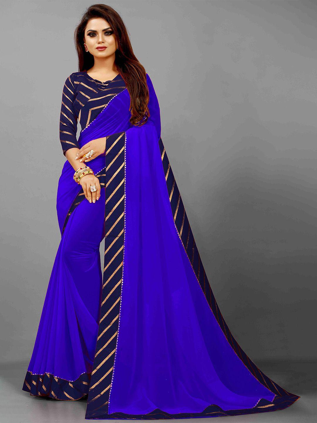 flip the style zari pure georgette bhagalpuri saree