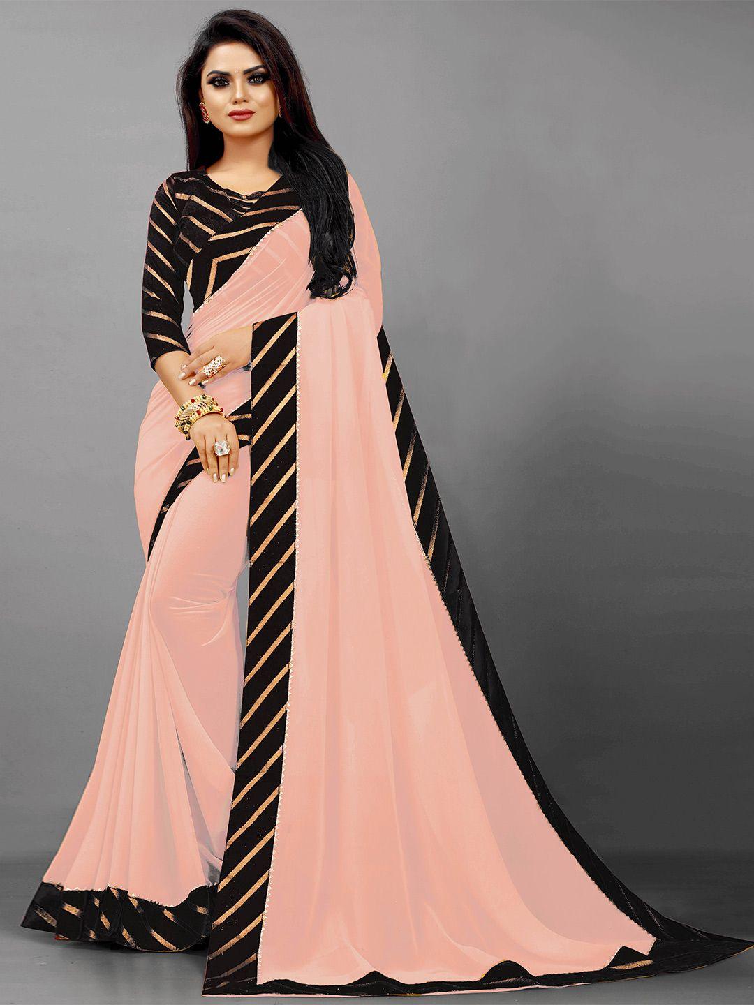 flip the style zari woven design pure georgette bhagalpuri saree