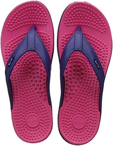 flite women's flip-flops - 5 uk/india (38 eu)(fl0291l) ( navy-blue color)
