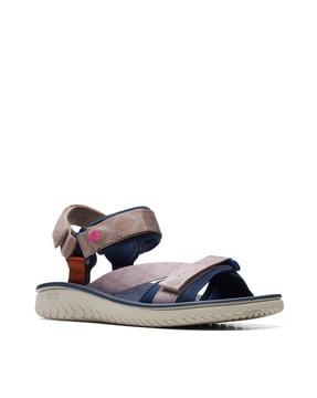 floater sandals with velcro closure