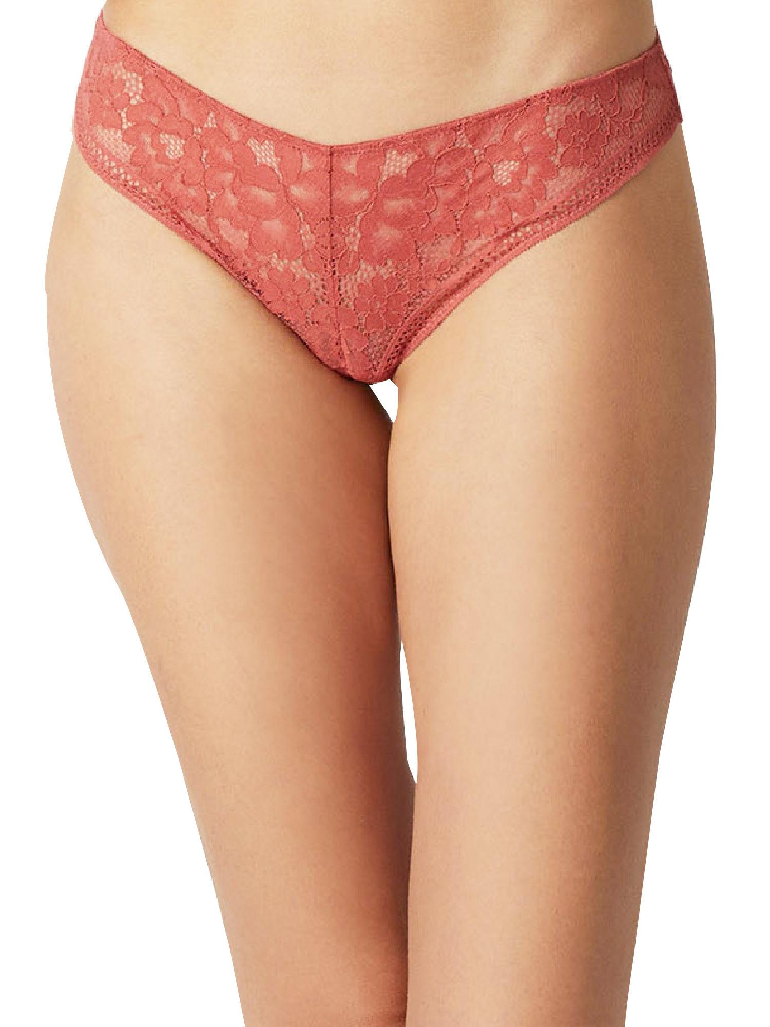 flora dark brazilian briefs - orange