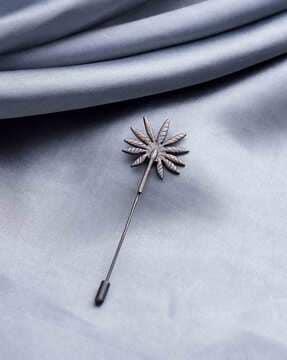 floral lapel pin