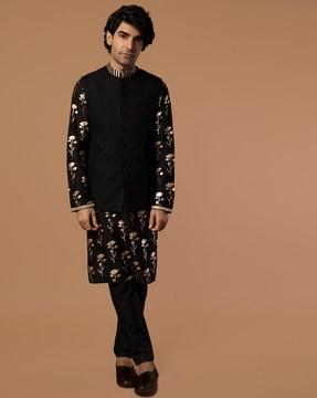 floral print 3-piece suit set