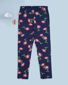 floral print basic leggings