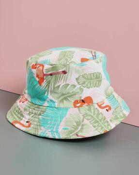 floral print hat