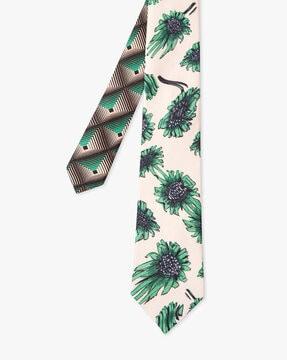 floral print tie