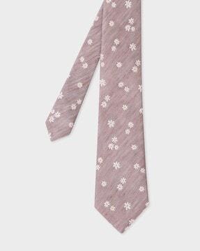 floral regular tie
