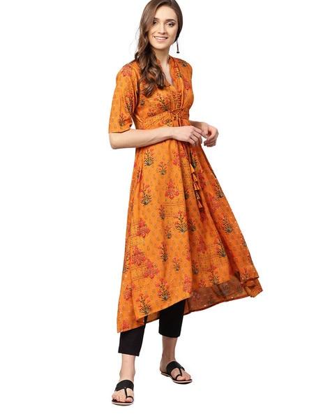 floral  flared kurta