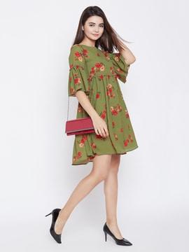 floral  sheath dress