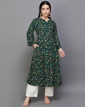 floral a-line kurta