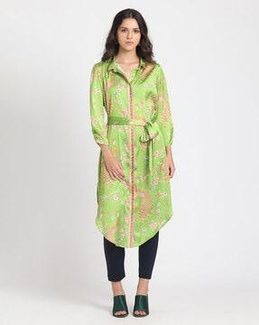 floral a-line kurta