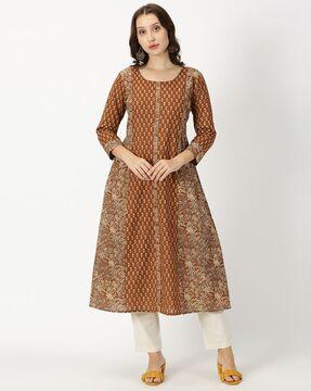 floral a-line kurta